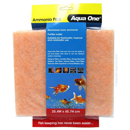 Aqua One Ammonia Pad - Self Cut Filter Pad - Ocean Reefs Marine Aquariums