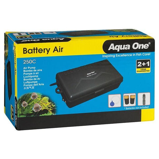 Aqua One Battery Air Pump W/Cigarette Lighter 250C - Ocean Reefs Marine Aquariums