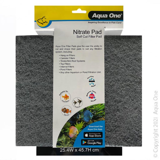 Aqua One Nitrate Pad - Self Cut Filter Pad - Ocean Reefs Marine Aquariums