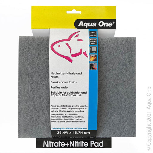 Aqua One Nitrate/Nitrite Pad - Self Cut Filter Pad - Ocean Reefs Marine Aquariums