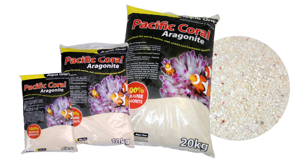 Aqua One Pacific Coral Aragonite Sand — Ocean Reefs Marine Aquariums