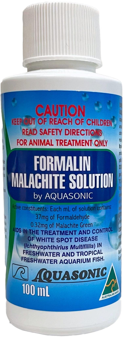 Aquasonic Formalin Malachite Solution - Ocean Reefs Marine Aquariums