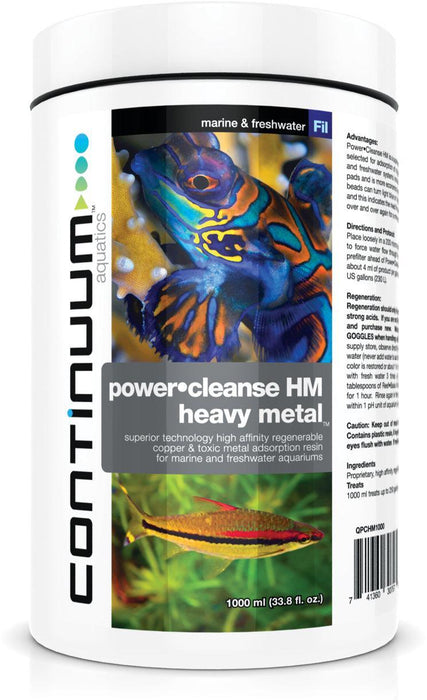 Continuum Med Tec Power Cleanse Heavy Metal - Ocean Reefs Marine Aquariums