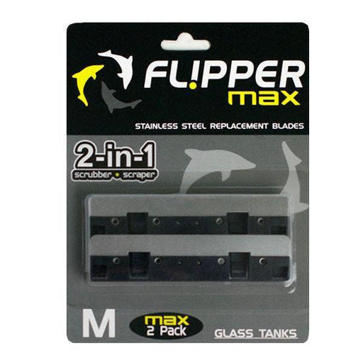 Flipper Max Stainless Steel Replacement Blade - 2 Pack - Ocean Reefs Marine Aquariums