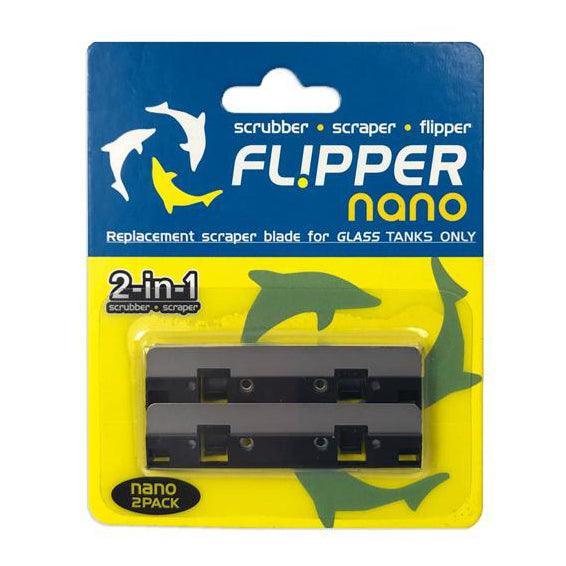 Flipper Nano Stainless Steel Replacement Blades 2 Pack - Ocean Reefs Marine Aquariums
