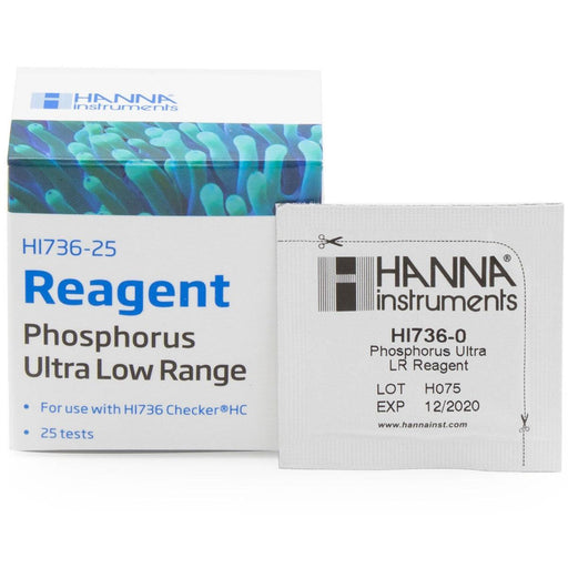 Hanna HC HI736-25 - Phosphorus Ultra Low Range Reagents - Ocean Reefs Marine Aquariums