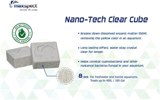 Maxspect Nano-Tech Clear Cube 8pcs - Ocean Reefs Marine Aquariums