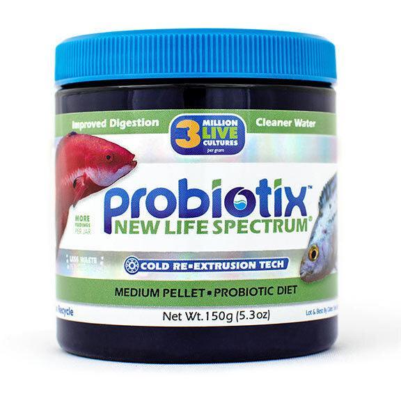 New Life Spectrum Probiotix® Medium Pellet 2-2.5mm - Ocean Reefs Marine Aquariums