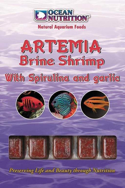 Ocean Nutrition Frozen Artemia Brine Shrimp with garlic — Ocean