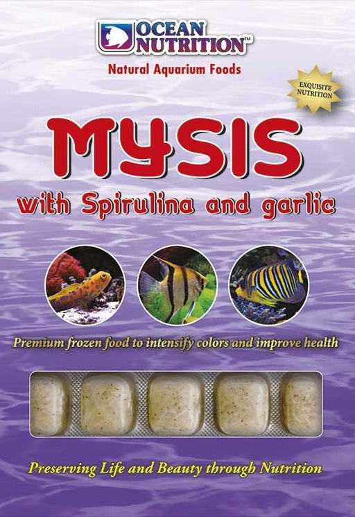 Ocean Nutrition Frozen Mysis with Spirulina & Garlic - Ocean Reefs Marine Aquariums