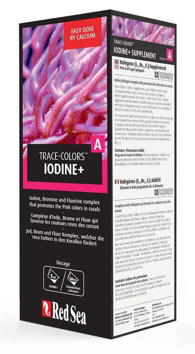 Red Sea Trace Colors A Supplement (Iodine/Halogens) - Ocean Reefs Marine Aquariums